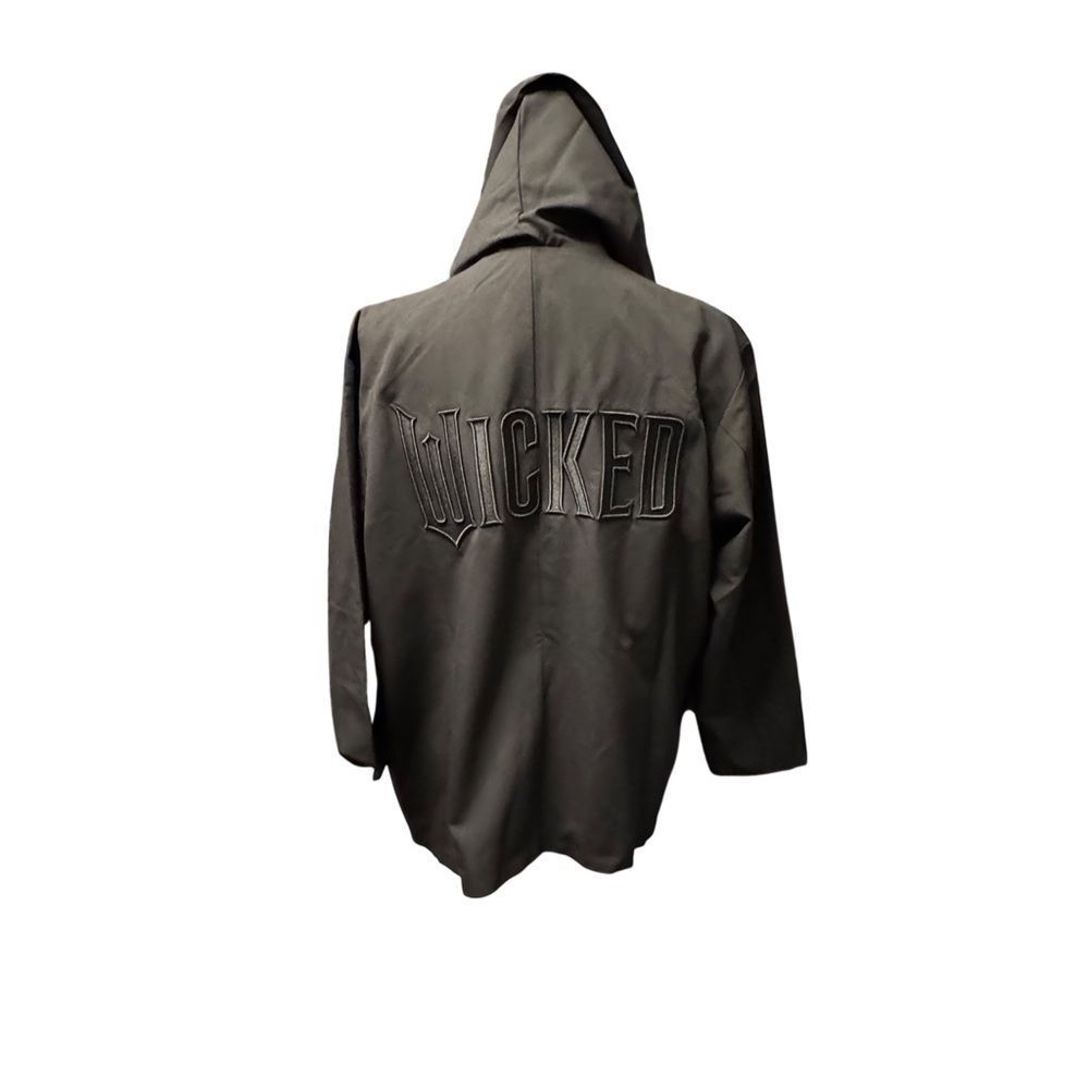 βοΈβWICKED Black Oversized Sleeved Cape with Hood and Pocket
